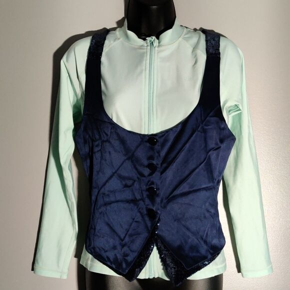 📏Emporio Armani 100% Silk Waistcoat - Picture 1 of 8